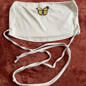 Butterfly lace belly